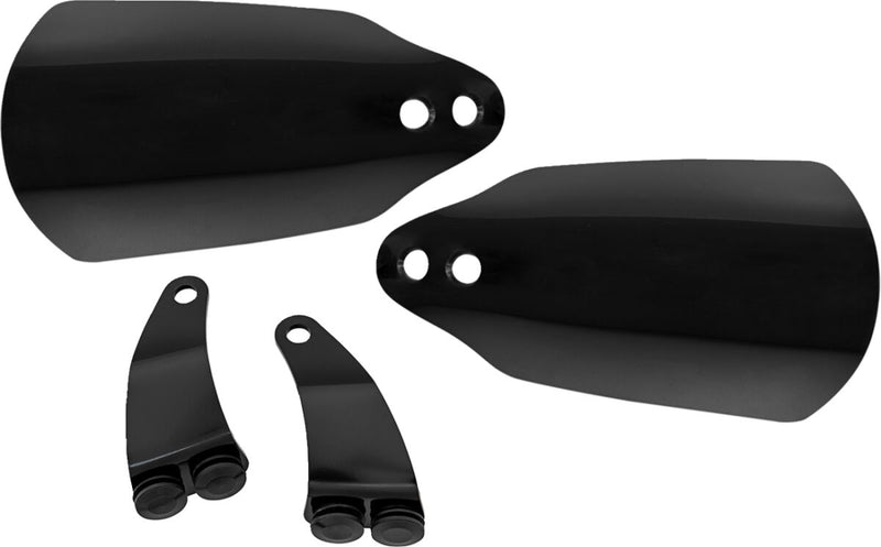 Memphis Shades Metric Handguards Black Standard Plastic Rubber Kit #MEB7232