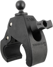 RAM Mounts Tough-Claw™ with 1" Diameter Rubber Ball Base Black Powder-Coated Mounting Glass Filled Nylon #RAP-B-401