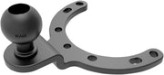 RAM Mounts Gas Tank Mount Base with 1" Ball Black Powder-Coated Honda KTM Mounting Aluminium #RAM-B-410U
