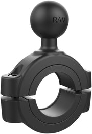 RAM Mounts Torque™ Handlebar/Rail Mount Base with 1" Ball Black Powder-Coated Universal Accessory Mounting Aluminium #RAMB408-112-15U