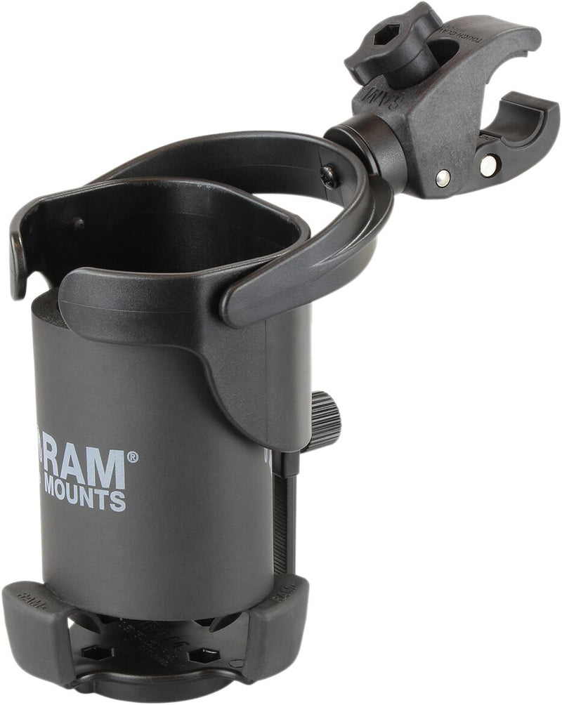 RAM Mounts Level Cup™ XL with Small Tough-Claw™ Holder Black Flat Universal Drink PVC #RAP-B-417-400U