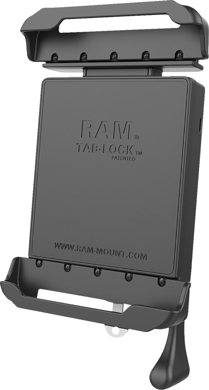 RAM Mounts Tab-Lock™ Spring Loaded Holder Cradle Black Flat Universal Tablet Composite #RAM-HOL-TABL23U