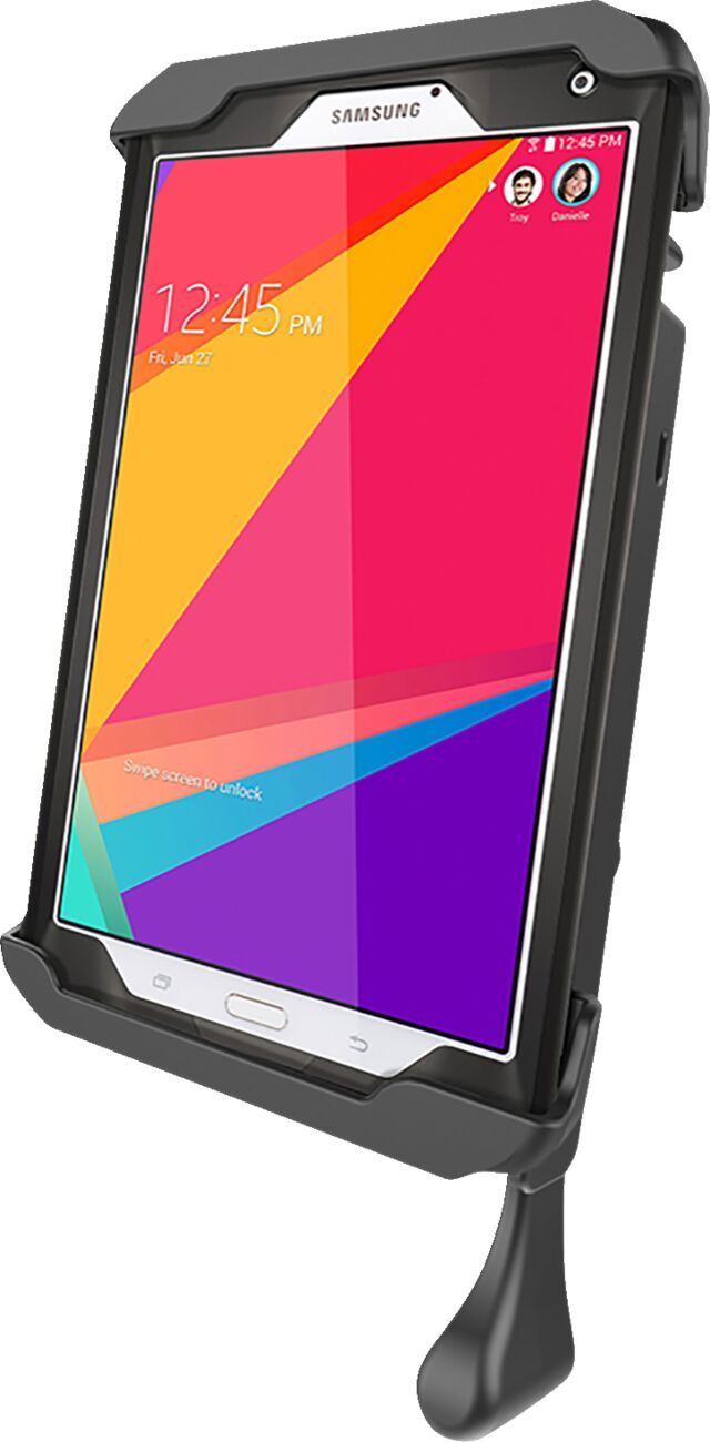 RAM Mounts Tab-Lock™ Spring Loaded Holder Cradle Black Flat Universal Tablet Composite #RAM-HOL-TABL23U