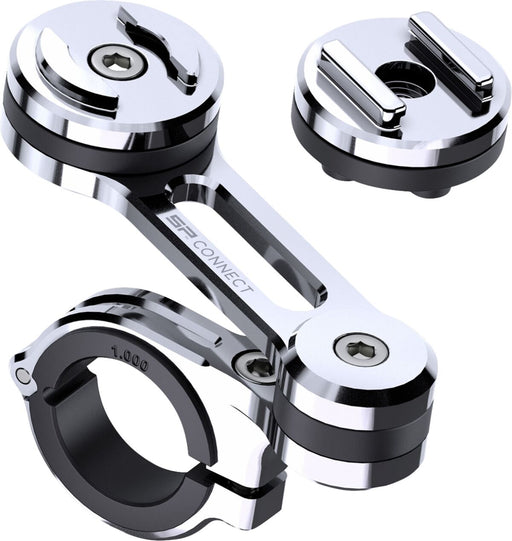 SP Connect Pro Phone Mount Standard Chrome Silver Universal Composite #53129