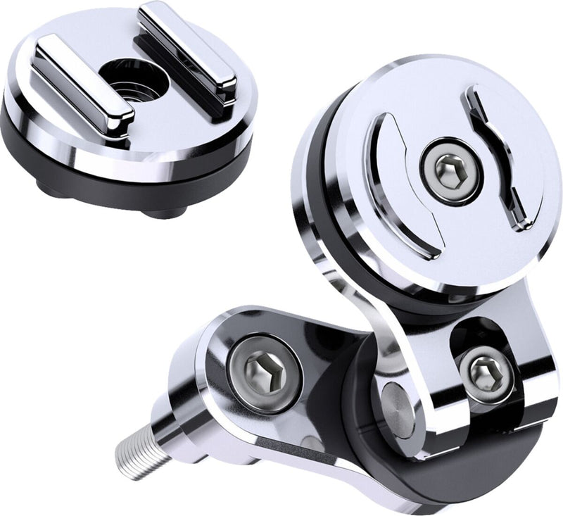 SP Connect Clutch Mount Pro Standard Chrome Silver Universal Phone Composite #53231