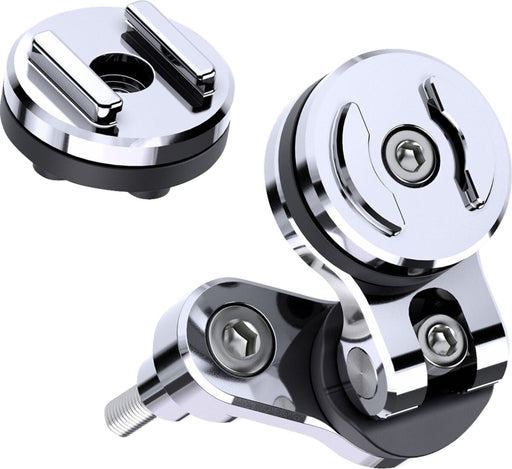 SP Connect Clutch Mount Pro Standard Chrome Silver Universal Phone Composite #53231