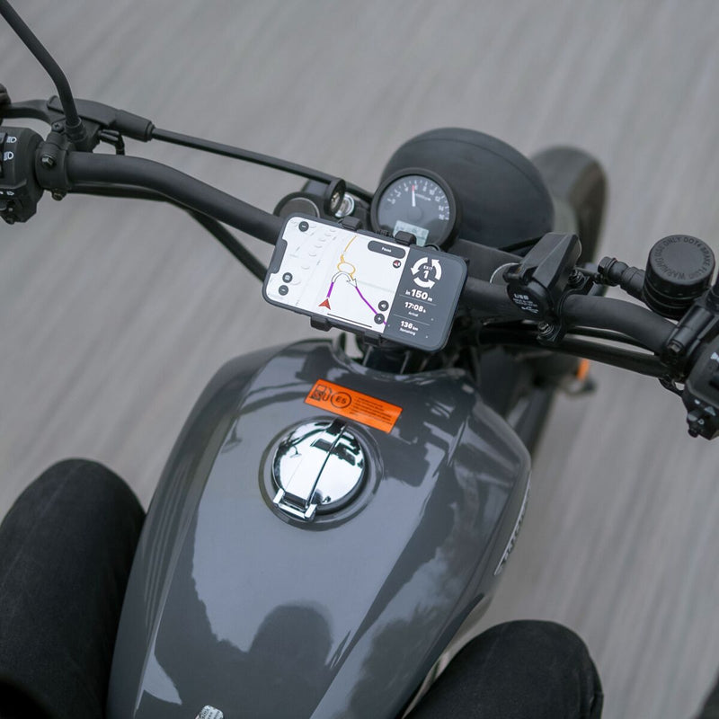 SP Connect Universal Clamp Moto Bundle SPC+ Mount Black Phone Set #52400