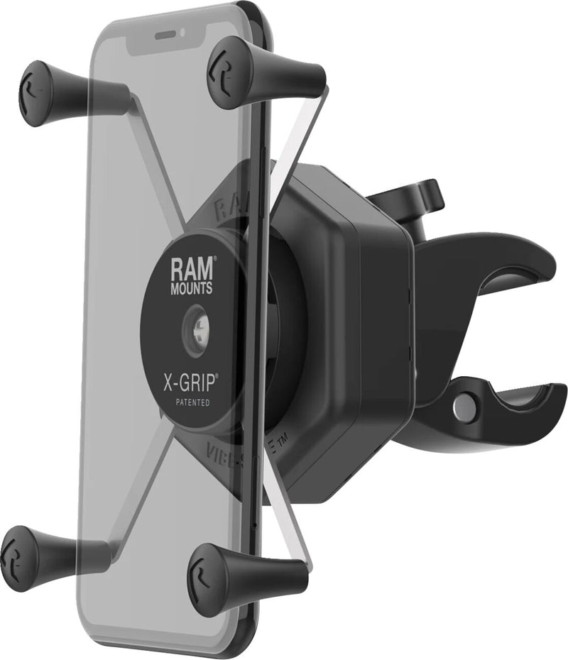 RAM Mounts X-Grip® Mount Kit Vibe Safe™ Cradle Black Powder-Coated Mounting Phone Aluminium #RAM-HOL-UN10-462-400