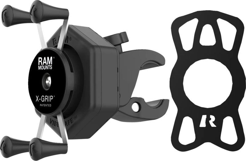 RAM Mounts X-Grip® Mount Kit Vibe Safe™ Cradle Black Powder-Coated Mounting Phone Aluminium #RAM-HOL-UN7-462-400