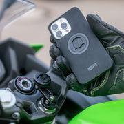 SP Connect Moto Stem Mount Pro SPC+ Black Flat Universal Phone Aluminium Each