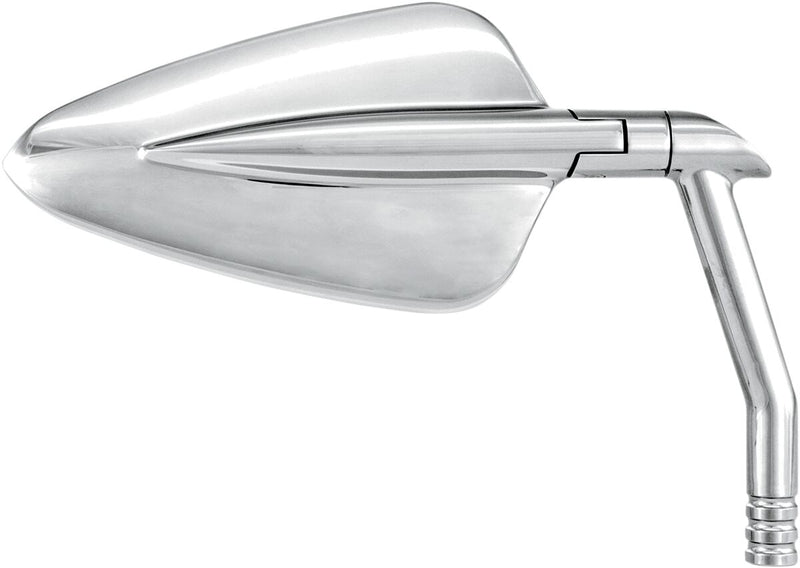 Performance Machine Vision Series Mirror - Each, Side View, 6061-T6 Aluminum - Chrome / Silver