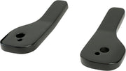 LA Choppers Mirror Drop Down Brackets Black Matte Pair #LA-9001-01B