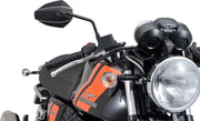 Daytona Aluminium Black Mirror Right Side View