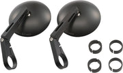 Daytona Bar End Mirror Black Side View Aluminium