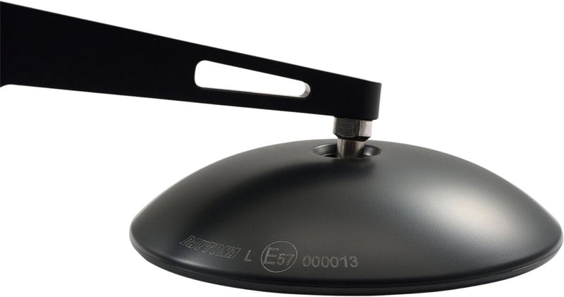 Daytona Bar End Mirror Black Side View Aluminium