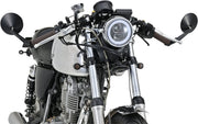 Daytona Bar End Mirror Black Side View Aluminium Each