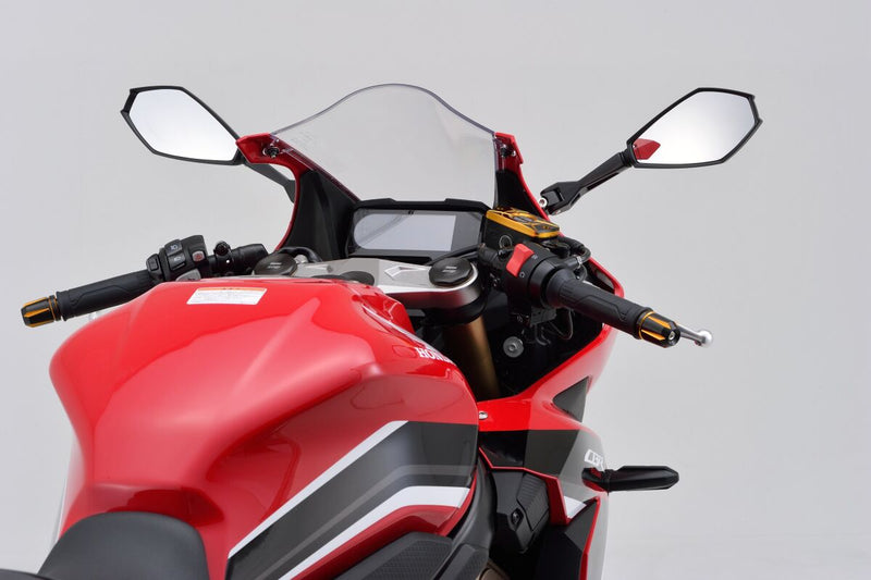 Daytona Aluminium ABS Mirror Black Left Side View Each