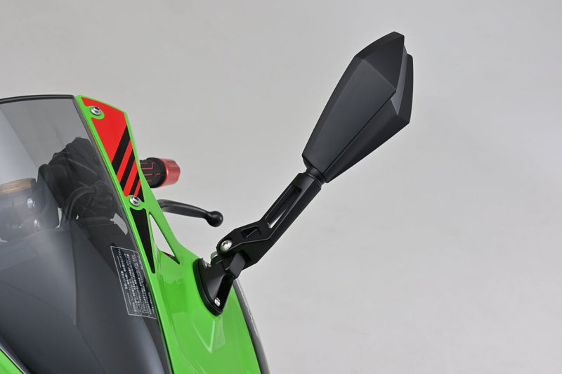 Daytona Aluminium ABS Mirror Black Left Side View