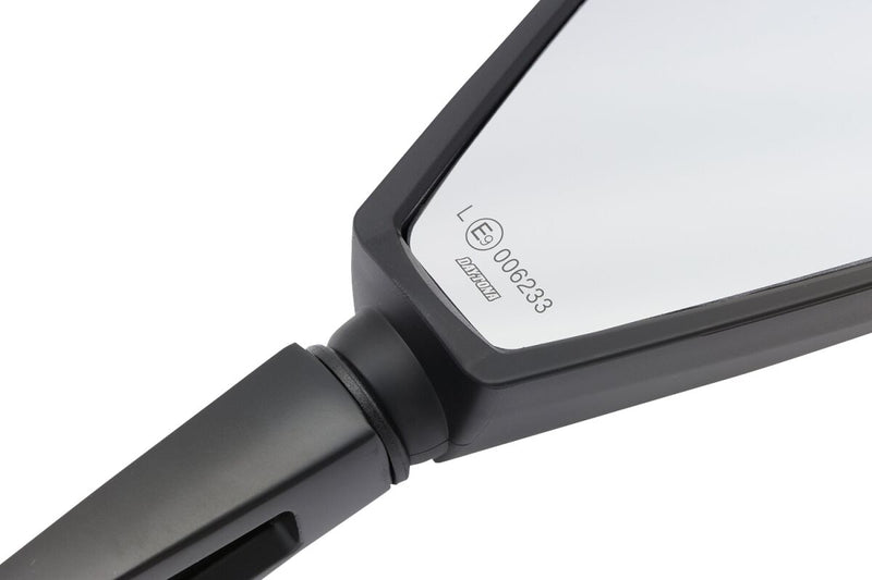 Daytona Aluminium ABS Mirror Black Left Side View
