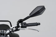 Daytona Aluminium ABS Mirror Black Left Side View