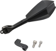 Daytona Aluminium ABS Mirror Black Left Side View Each