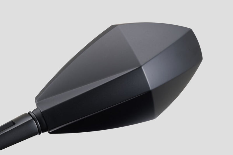 Daytona Aluminium ABS Mirror Black Left Side View
