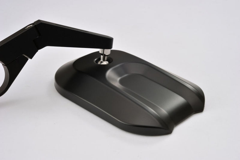 Daytona Bar End Mirror Black Side View Aluminium
