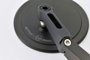 Daytona Bar End Mirror Black Side View Aluminium