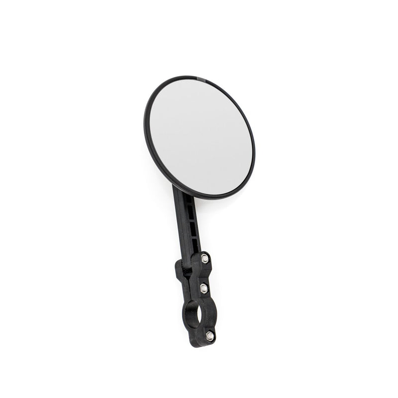 Daytona Handle Bar Clamp Mirror Black Round Handlebar ABS Plastic Nylon