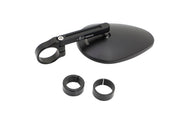 Daytona Aluminium Bar End Mirror Black Left Right Side View Each