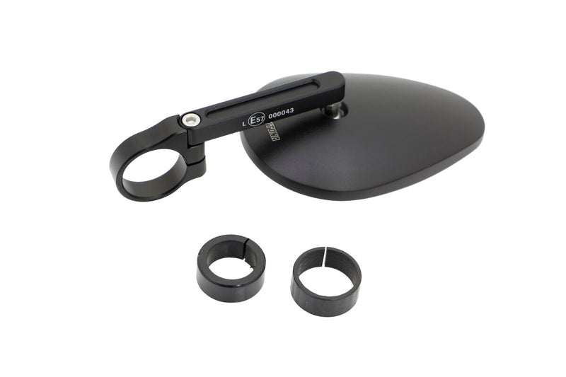 Daytona Aluminium Bar End Mirror Black Left Right Side View Each