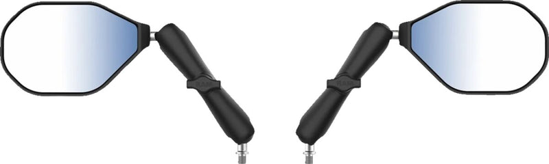 RAM Mounts Tough-Mirror™ Kit with M10-1.25 Bases - Long Arm Black Powder-Coated Left Right Ball and Socket Side View Aluminium Composite #RAM-B-349-C-465RL