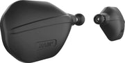 RAM Mounts Tough-Mirror™ Left/Right Mirrors with Ball Black Powder-Coated Double Ball and Socket Side View Aluminium Composite Kit #RAM-B-465RL