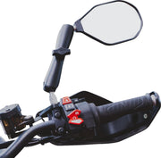 RAM Mounts Tough-Mirror™ Right Mirror with Ball Black Double Ball and Socket Side View Composite Stainless Steel Kit