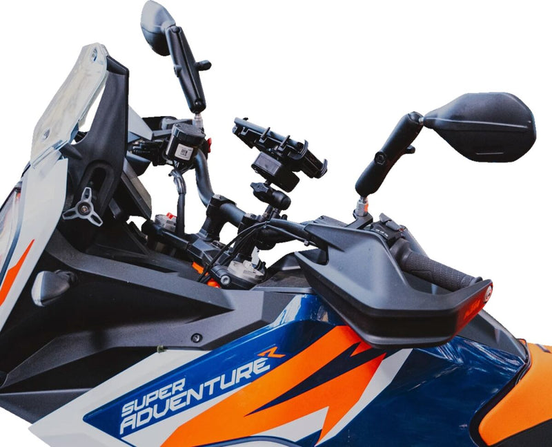 RAM Mounts Tough-Mirror™ Left/Right Mirrors without Ball Black Ball and Socket Side View Composite Kit #RAP-465RL