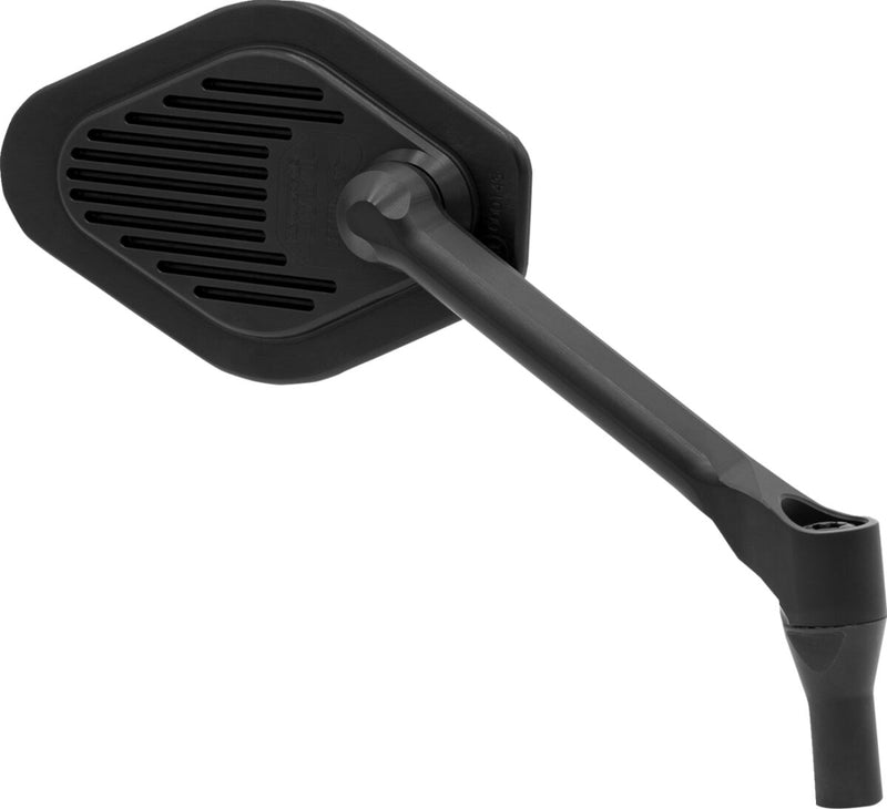 Drag Specialties Adjustable Mirror Short Stem (12 cm) Black Edition Right Handlebar Aluminium #M03-10-R-BD