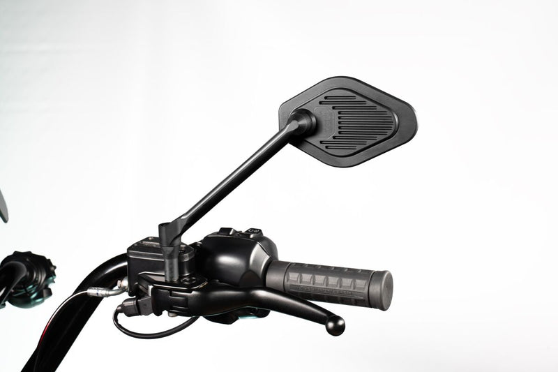 Drag Specialties Adjustable Mirror Long Stem (18 cm) Black Edition Left Handlebar Aluminium Each