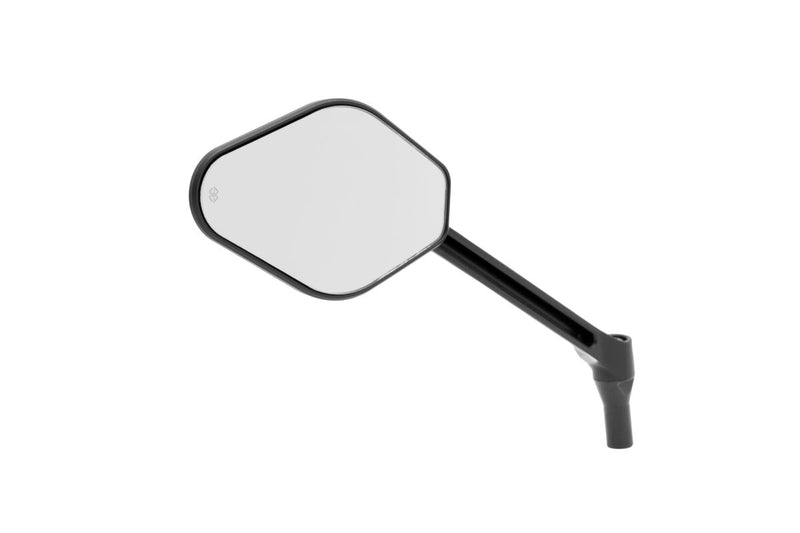 Drag Specialties Adjustable Mirror Long Stem (18 cm) Black Edition Left Handlebar Aluminium Each