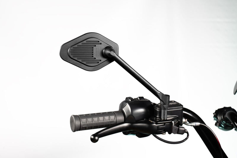 Drag Specialties Adjustable Mirror Long Stem (18 cm) Black Edition Right Handlebar Aluminium Each