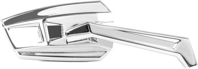 Kuryakyn Enygma Mirrors Chrome Handlebar Pair #KUR10010-1