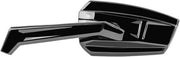Kuryakyn Enygma Mirrors Black Handlebar Pair #KUR10010-2