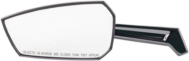 Kuryakyn Enygma Mirrors Black Handlebar Pair #KUR10010-2