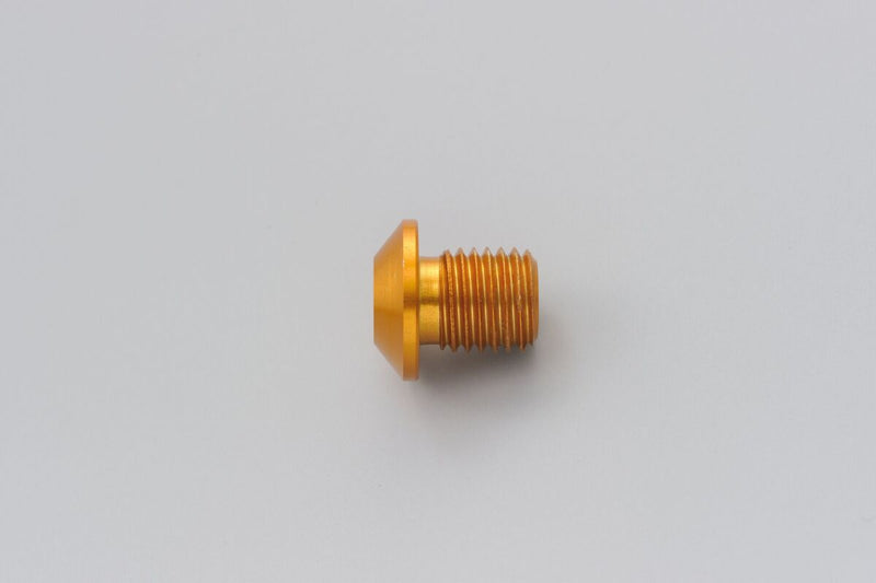 Daytona Mirror Plug Bolt Hole Plug Gold Thread Right Aluminium Each