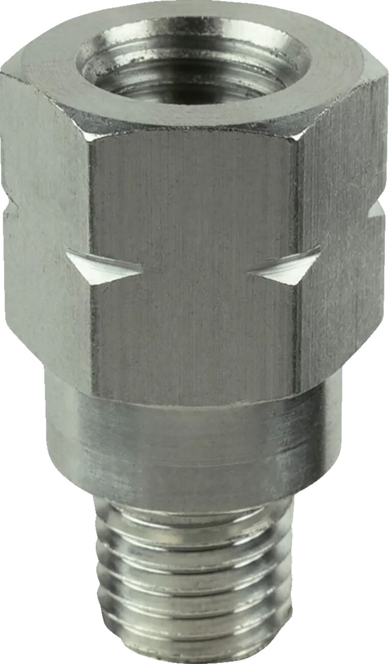 RAM Mounts M10-1.25 Thread Extension 20 mm Long Adapter Silver Screw-In Mirror Aluminium #RAM-M10125-TE