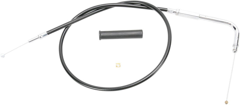 Drag Specialties Black Vinyl Cable - Throttle, Each for Harley-Davidson Softail, Sportster & Dyna 1996-2021