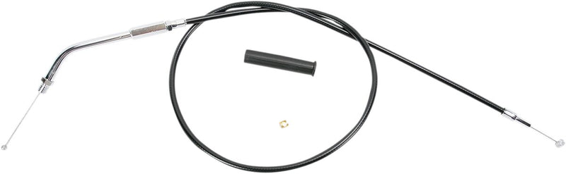 Drag Specialties Black Vinyl Cable - Throttle, Each for Harley-Davidson Sportster 1988-1995