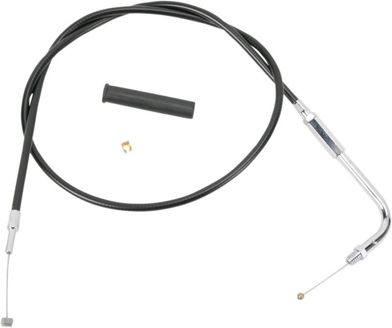 Drag Specialties Black Vinyl Cable - Each, Throttle for Harley-Davidson Dyna 2007-2017