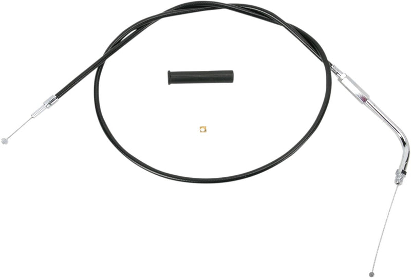 Drag Specialties Black Vinyl Cable - Throttle, Each for Harley-Davidson Touring 1994-1995