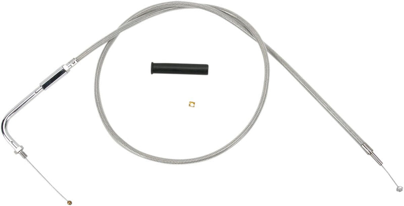 Drag Specialties Stainless Braided Throttle/Idle Cable #5330506B