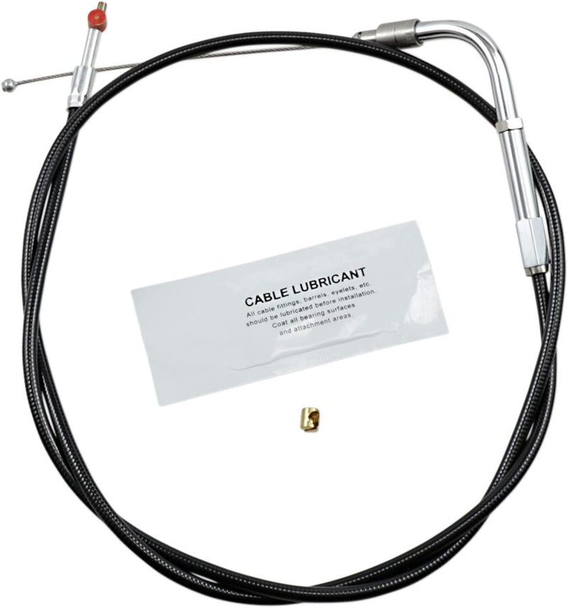 Barnett Black Vinyl Throttle/idle Cable - Standard, Each for Harley-Davidson Softail 2008-2015